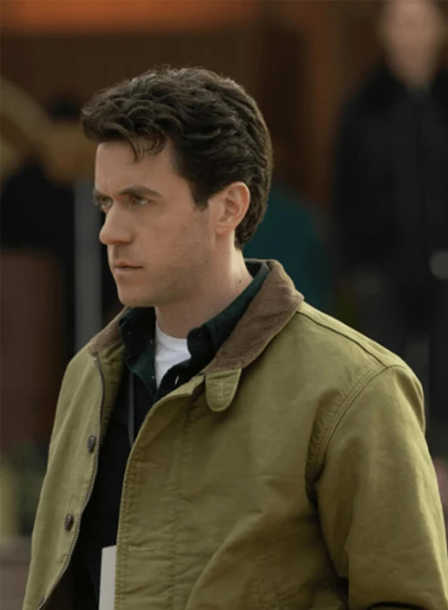Ashley Zukerman Silo S03 Brown Cotton Jacket