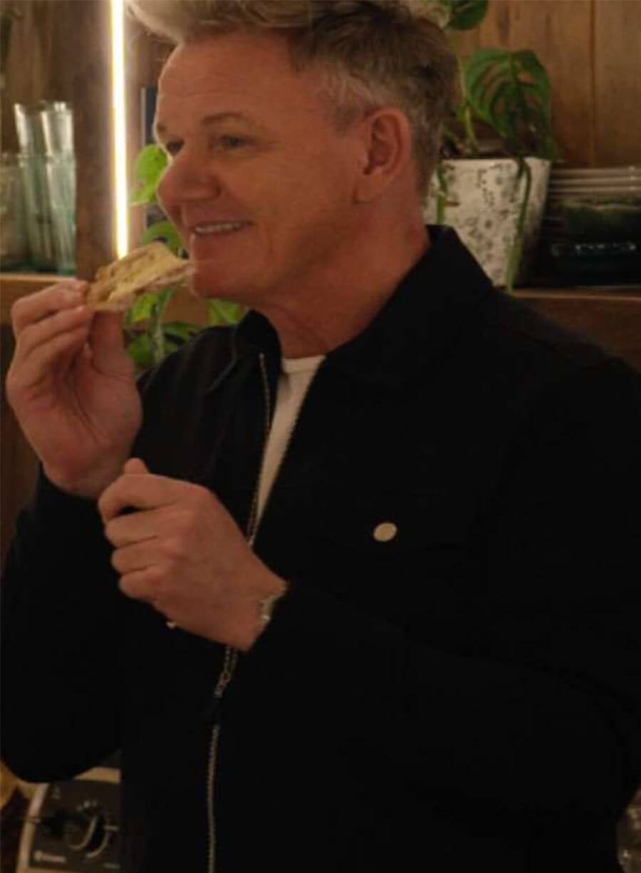 Being Gordon Ramsay 2026 Gordon Ramsay Black Wool Jacket