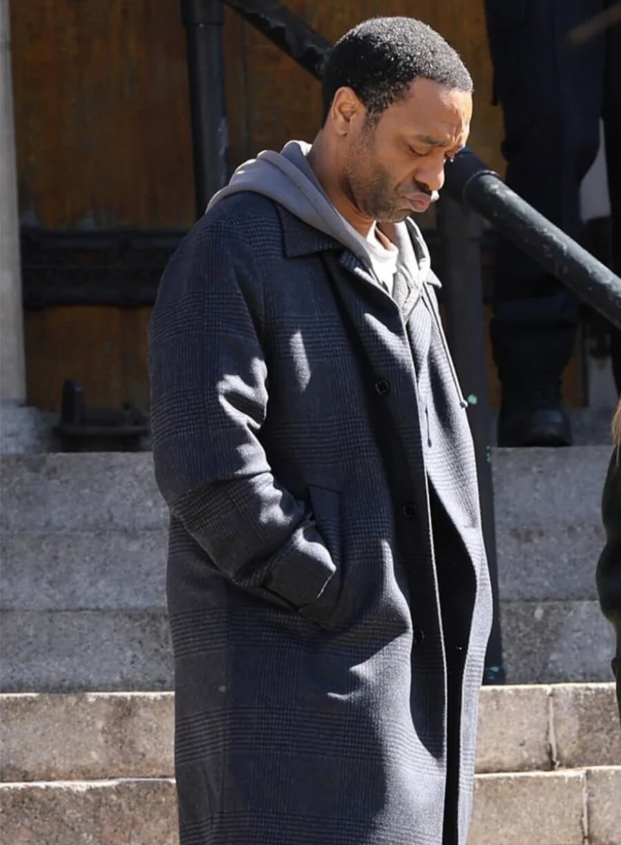 Chiwetel Ejiofor The Exorcist: Martyrs 2027 Grey Plaid Coat