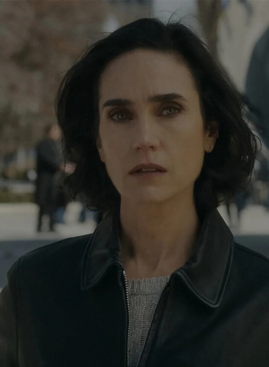 Dark Matter S01 Jennifer Connelly Black Leather jacket
