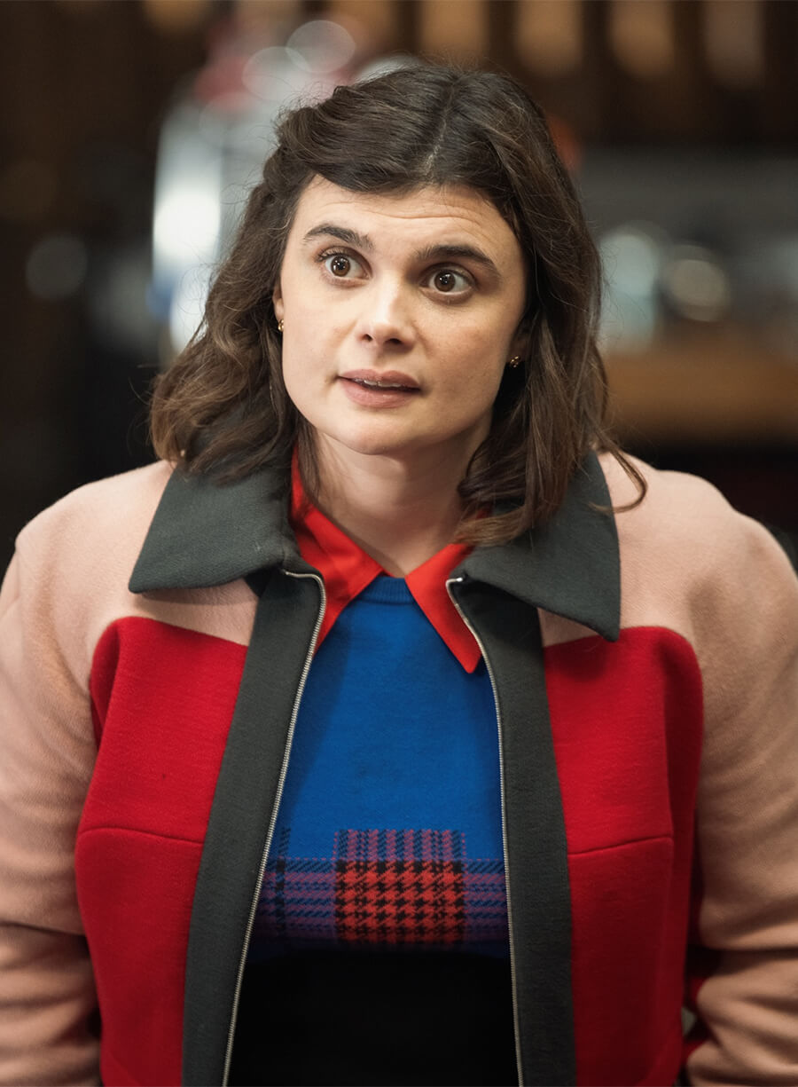 Gwyneth Keyworth Death Valley S02 Janie Mallowan Wool Jacket