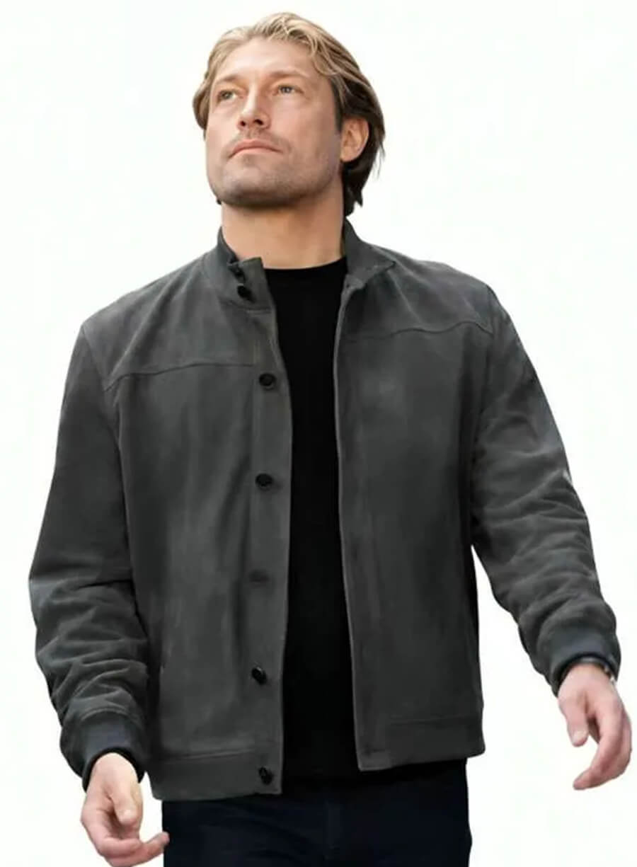 Harry Goodwins Gentlemen S02 Jack Grey Suede Jacket