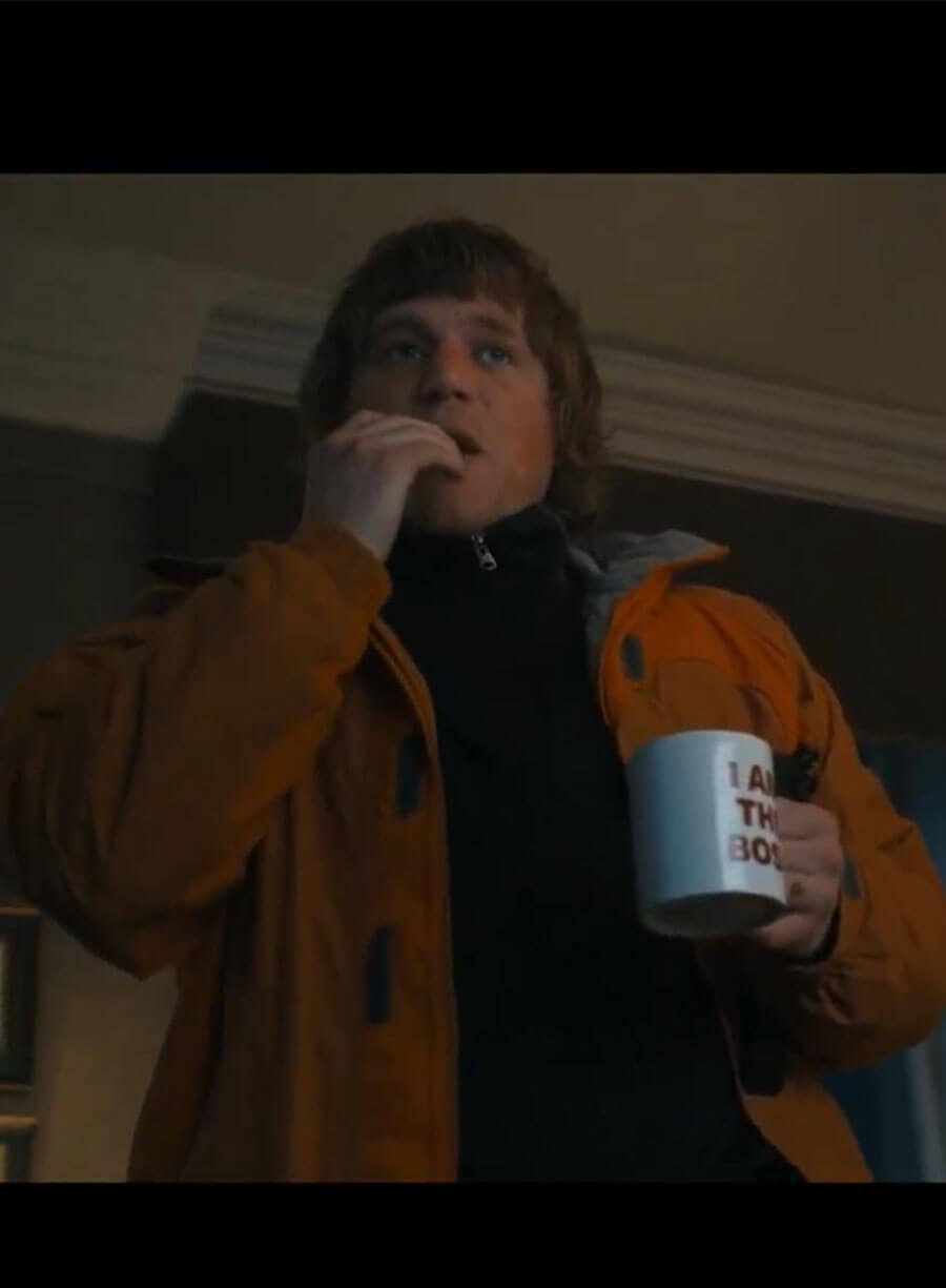 Johnny Flynn MobLand S02 Frankie Cooper Orange Jacket