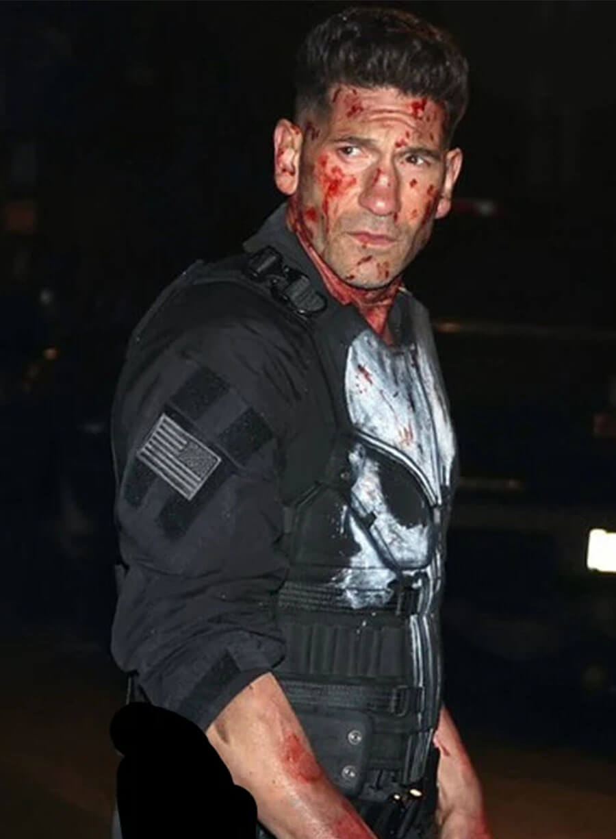 Jon Bernthal Daredevil: Born Again S01 Punisher Black Vest