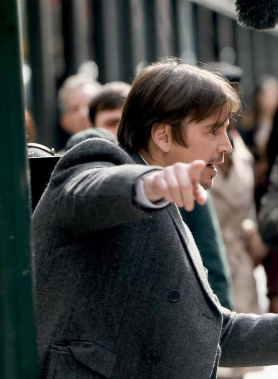 Josh Hartnett Verity 2026 Jeremy Crawford Wool Coat