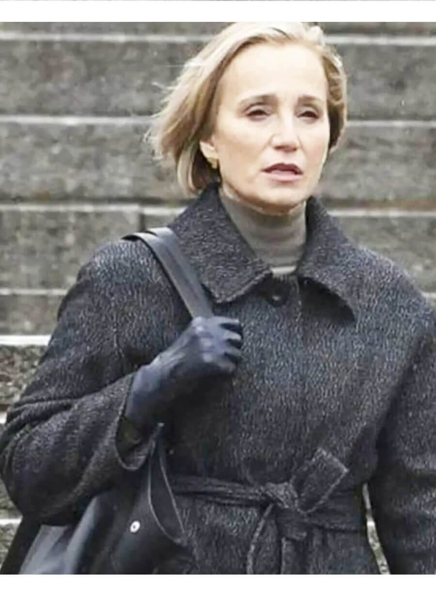 Kristin Scott Thomas Slow Horses S02 Wool Coat