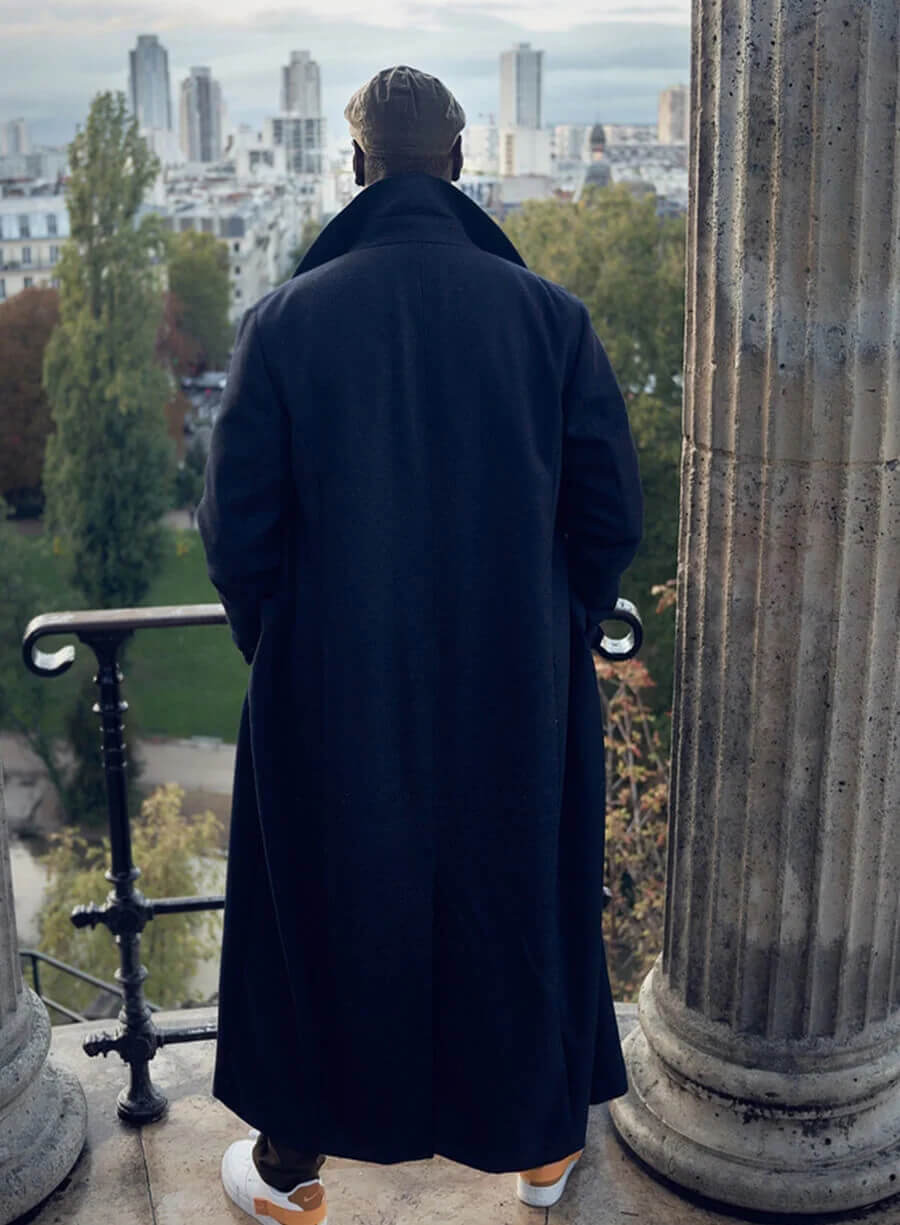 Lupin S02 Assane Diop Black Coat