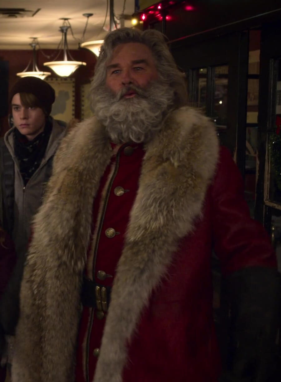 The Christmas Chronicles Kurt Russell Santa Claus Costume Coat