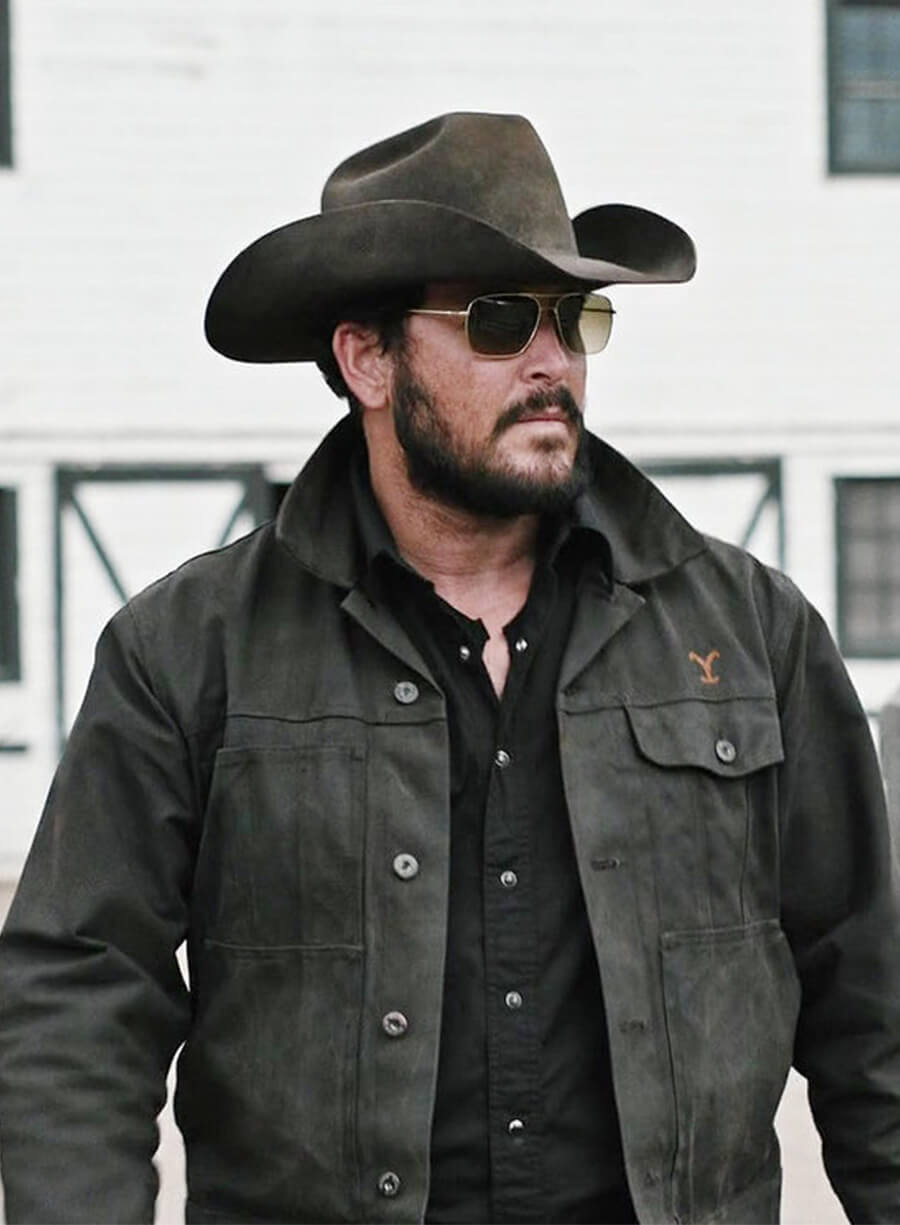 Yellowstone Rip Wheeler Black Jacket 