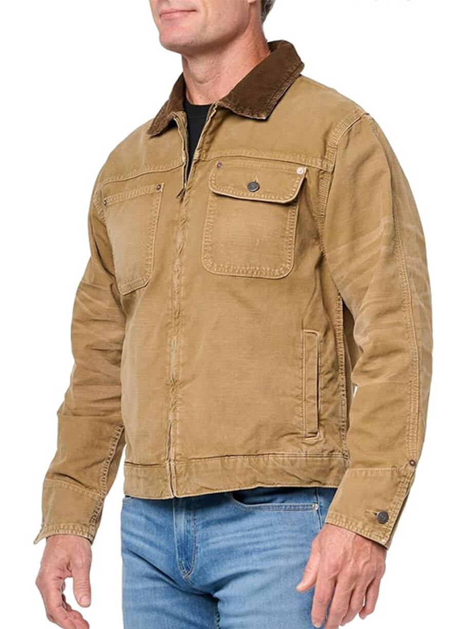 Jensen Ackles Countdown Mark Meachum Brown Cotton Jacket