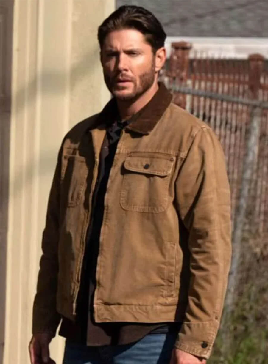 Jensen Ackles Countdown Mark Meachum Brown Cotton Jacket