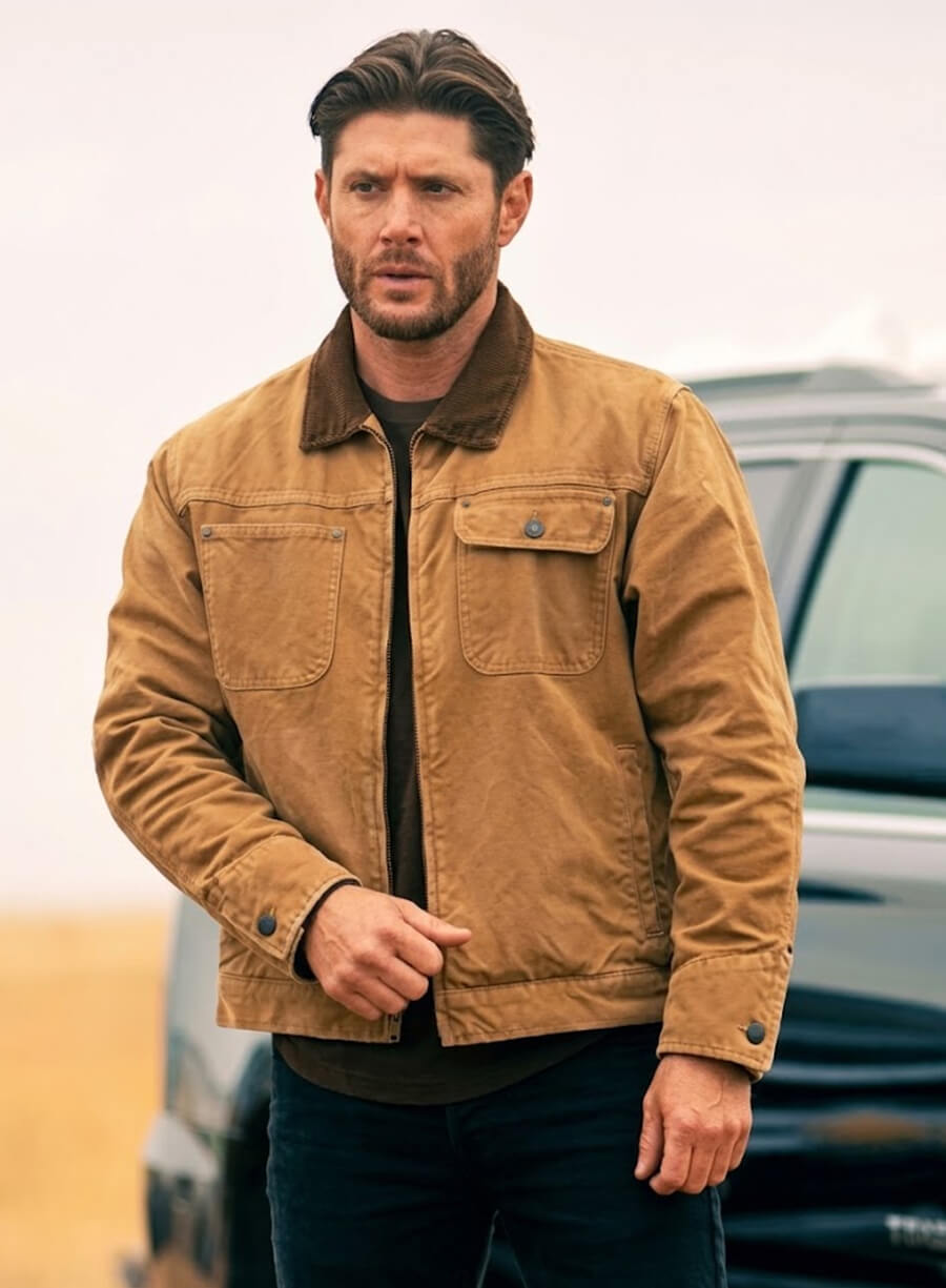 Jensen Ackles Countdown Mark Meachum Brown Cotton Jacket