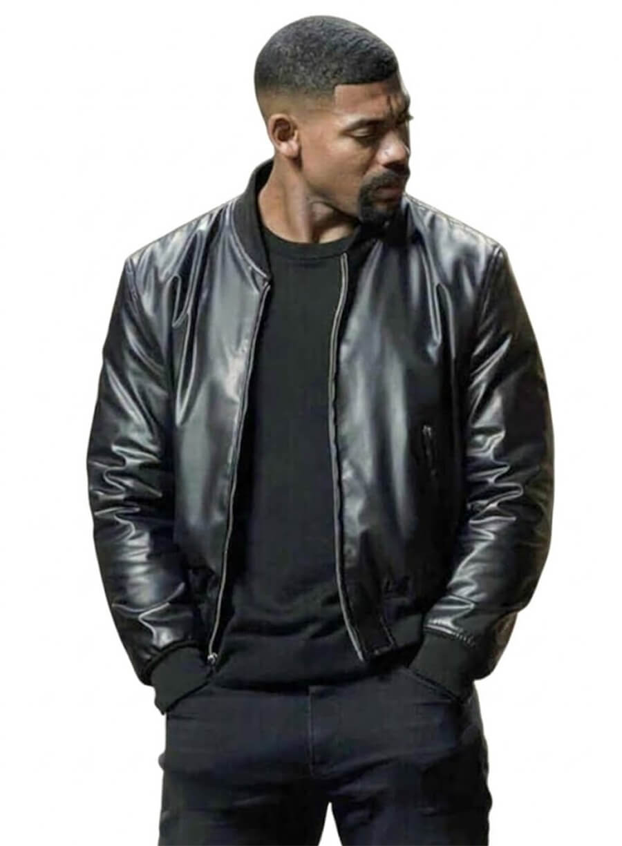 Aaron Pierre Lanterns S01 John Stewart Leather Jacket