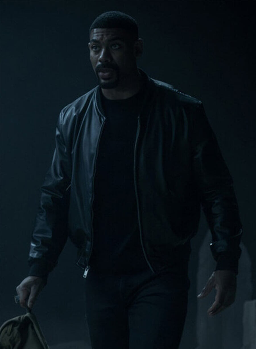 Lanterns John Stewart Black Leather Jacket