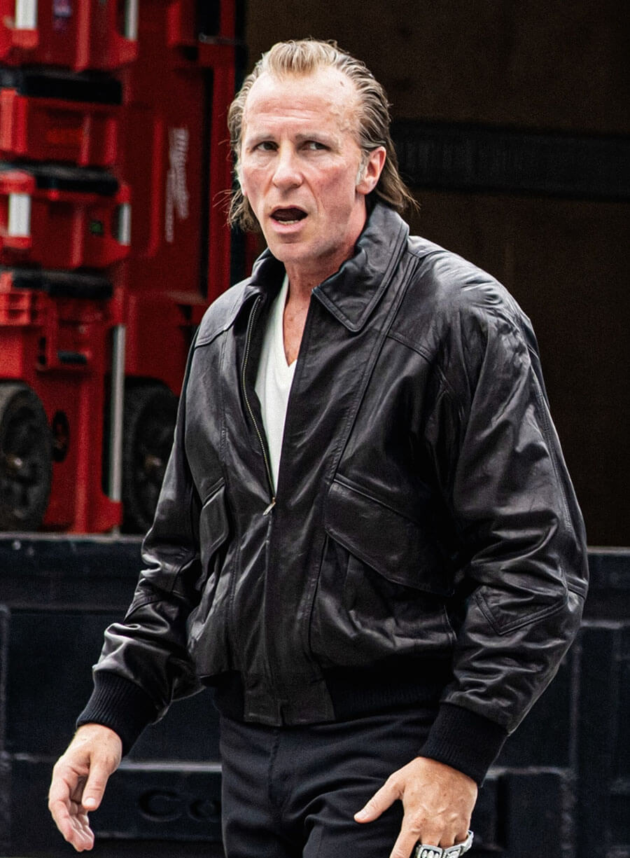 Al Davis Madden 2026 Black Leather Jacket