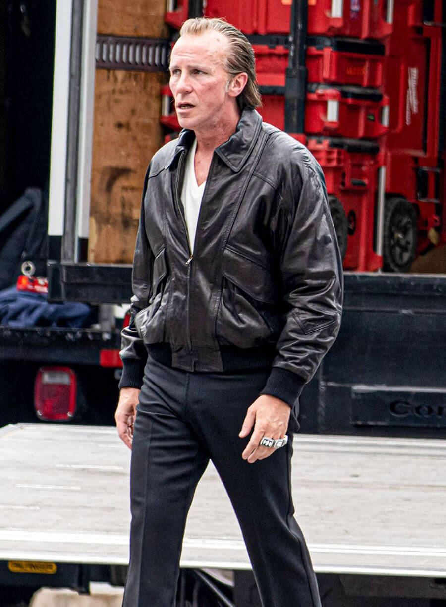 Al Davis Madden 2026 Black Leather Jacket