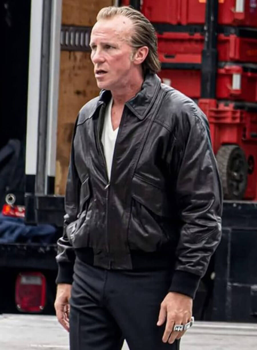 Christian Bale Madden Black Leather Jacket