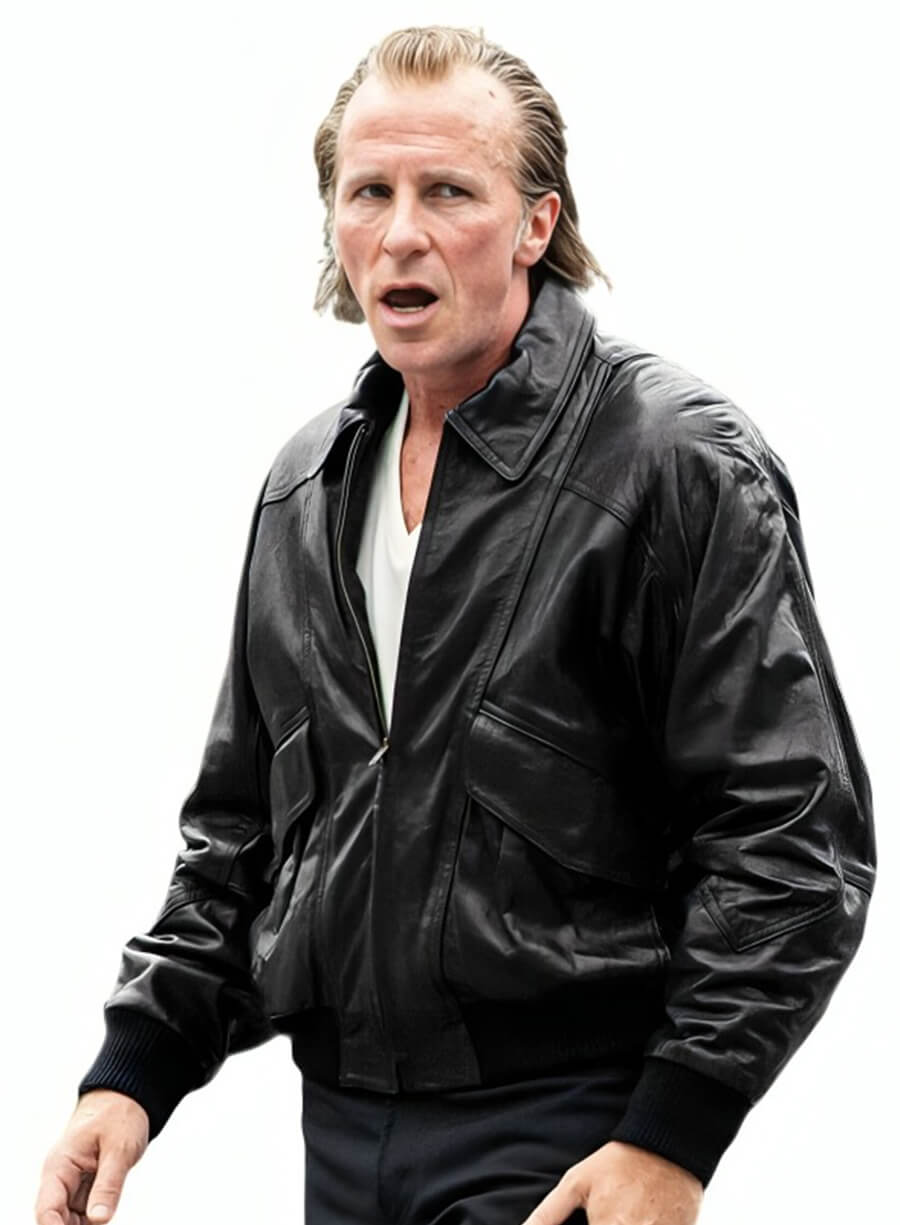 Al Davis Madden 2026 Black Leather Jacket