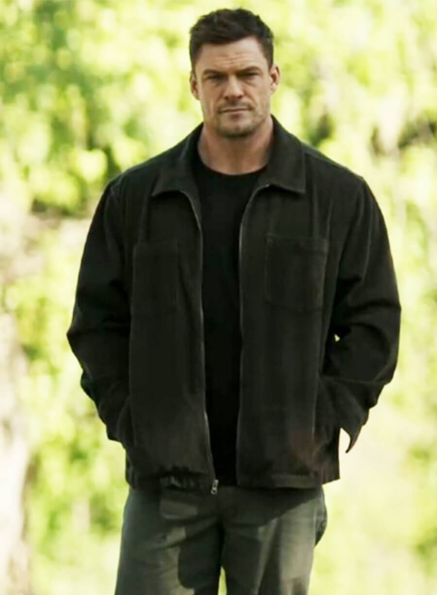 Alan Ritchson Neagley 2026 Jack Reacher Olive Green Jacket