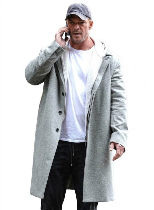 Alan Ritchson The Man with the Bag Coat