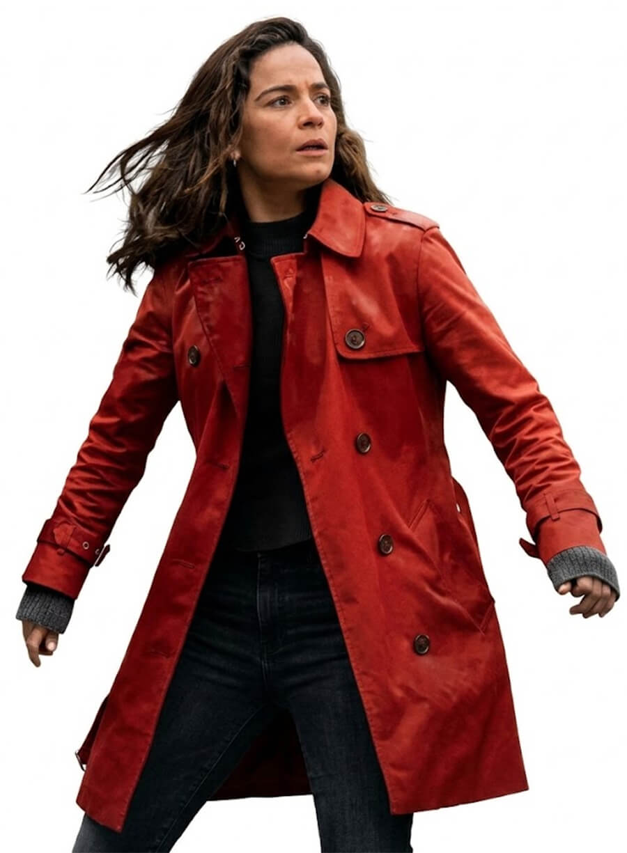 Amanda Lucas Red Cotton Coat