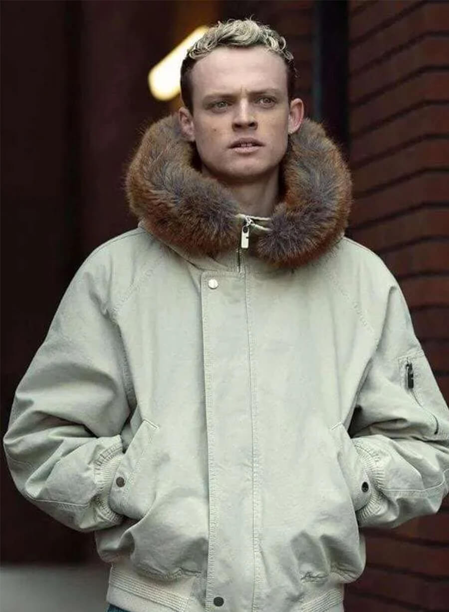 Anson Boon Mobland S01 Eddie Harrigan Parka Jacket