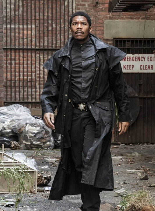 The Walking Dead City Perlie Black Trench Coat
