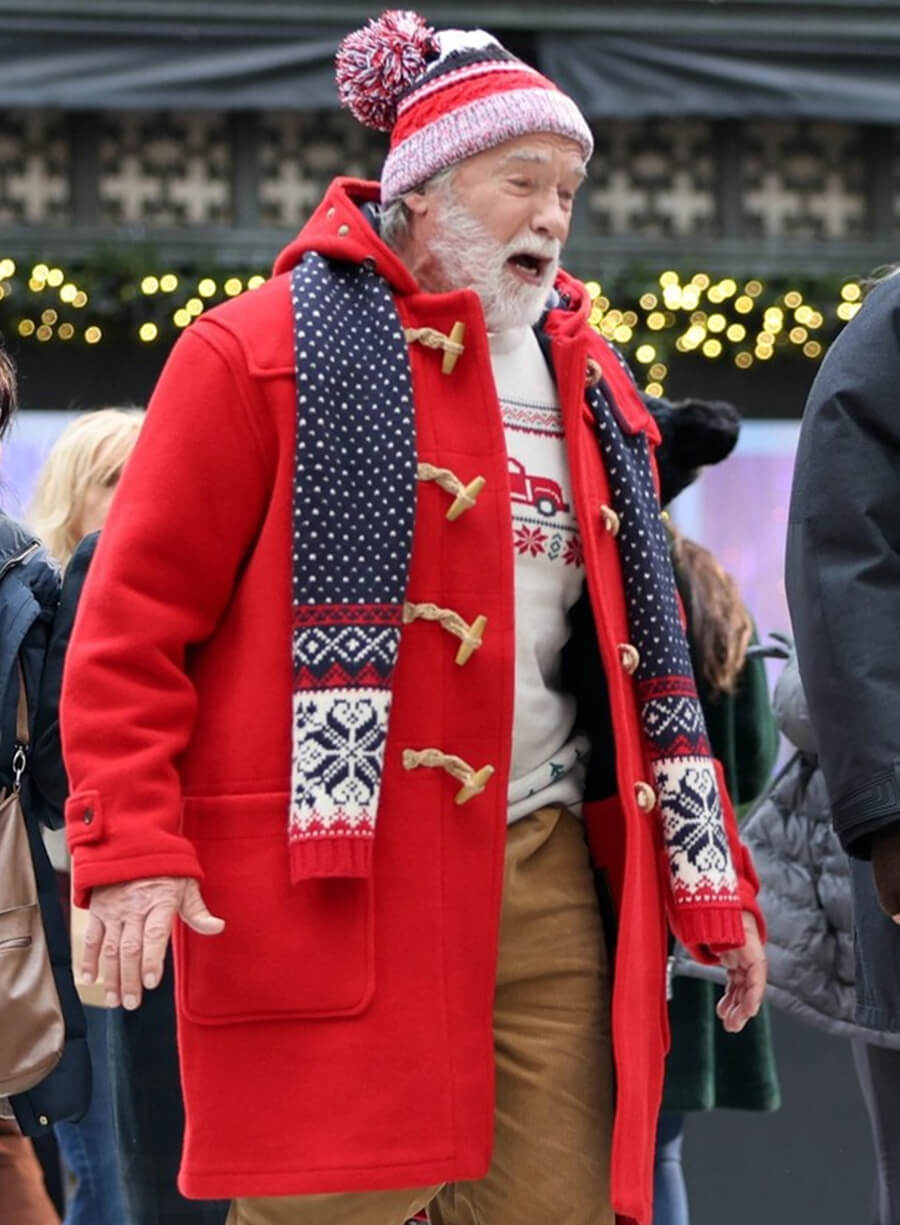 Arnold Schwarzenegger The Man with the Bag Red Coat