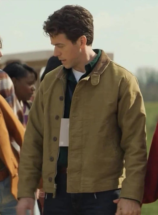 Ashley Zukerman Silo S03 Brown Cotton Jacket
