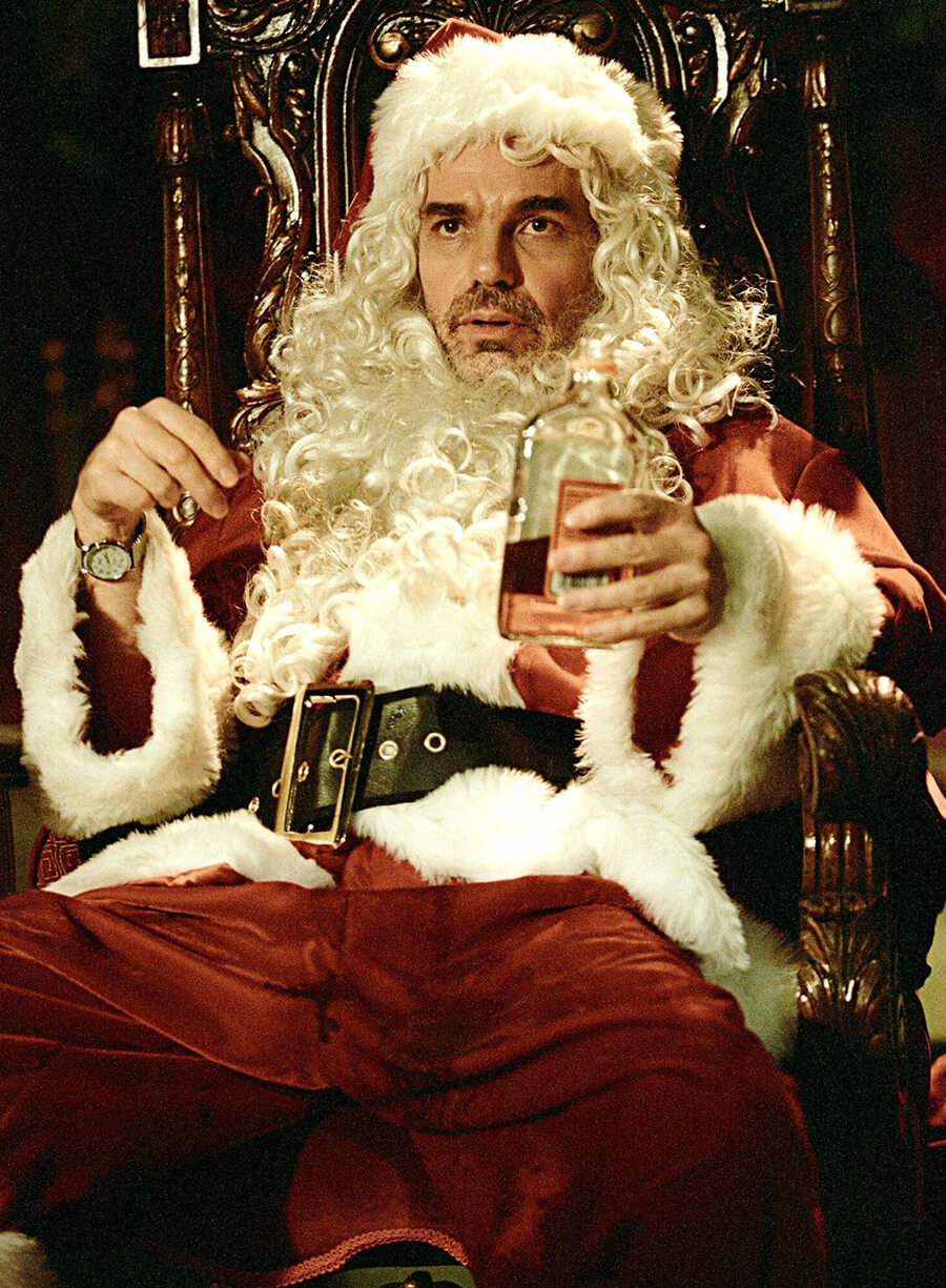 Bad Santa Billy Bob Thornton Red Christmas Coat