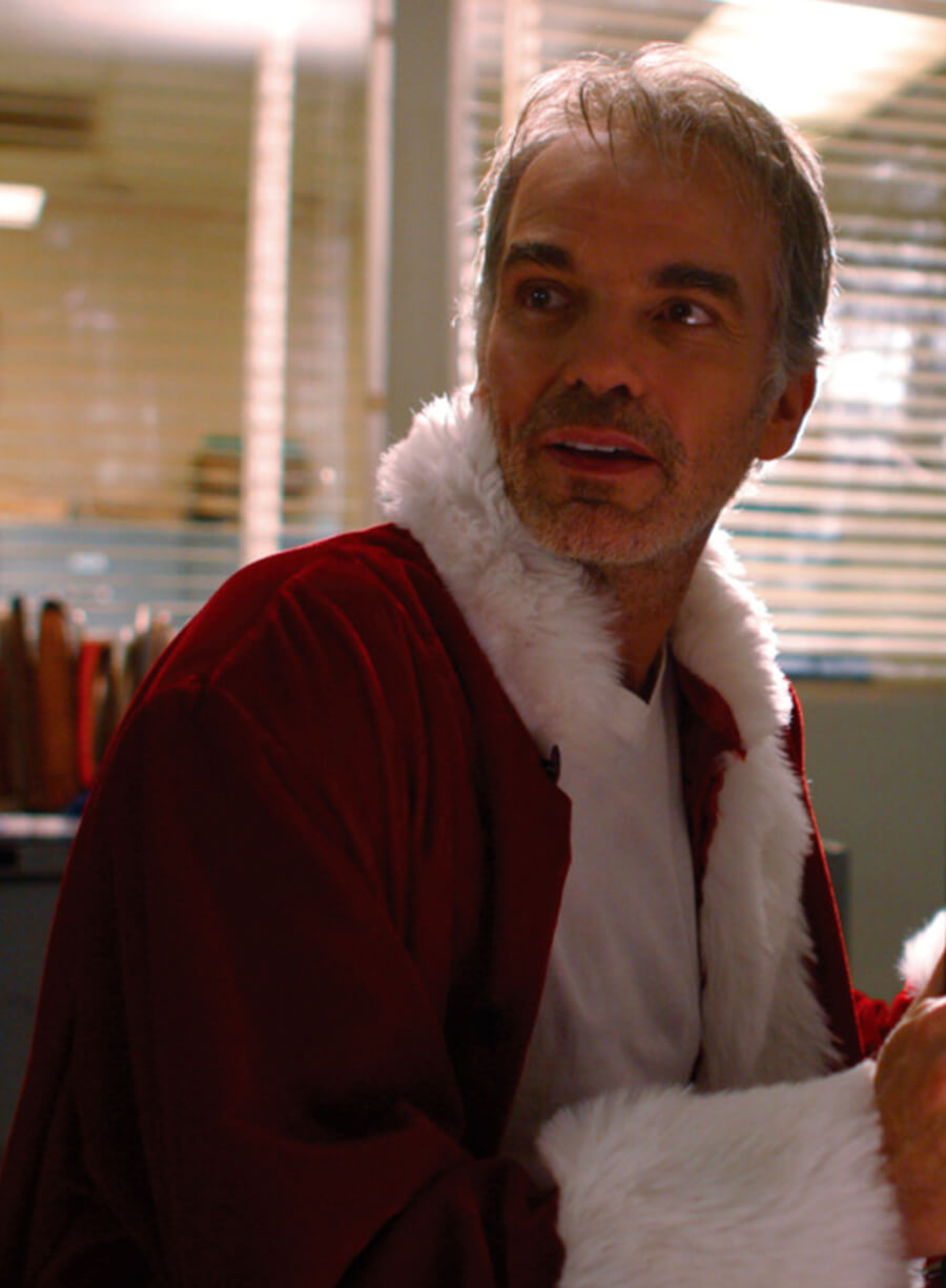 Bad Santa Billy Bob Thornton Red Christmas Coat