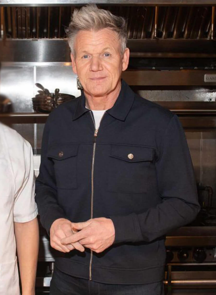 Being Gordon Ramsay 2026 Gordon Ramsay Black Wool Jacket