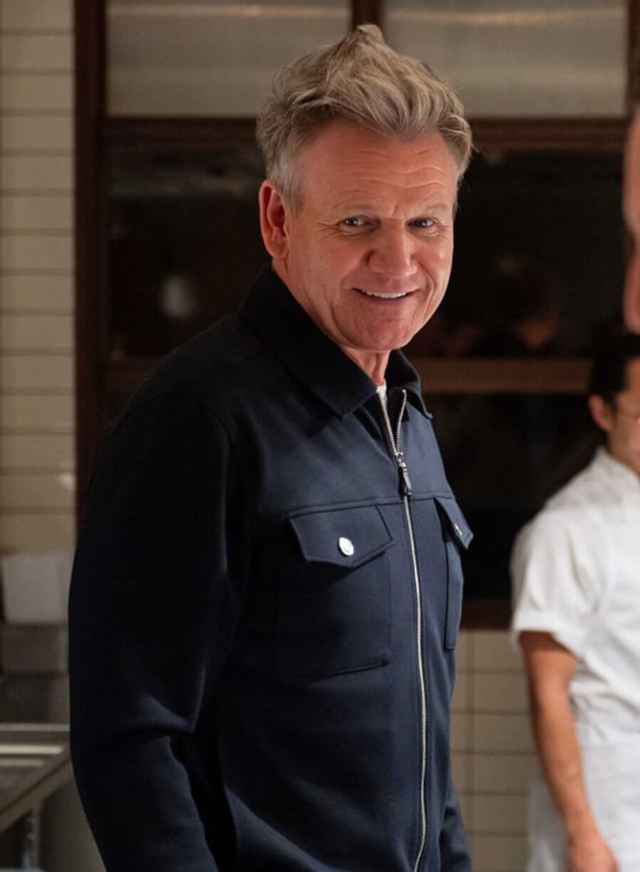 Being Gordon Ramsay 2026 Gordon Ramsay Black Wool Jacket