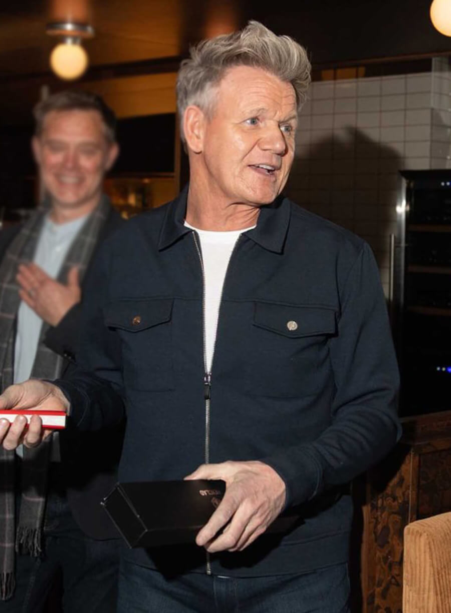 Being Gordon Ramsay 2026 Gordon Ramsay Black Wool Jacket