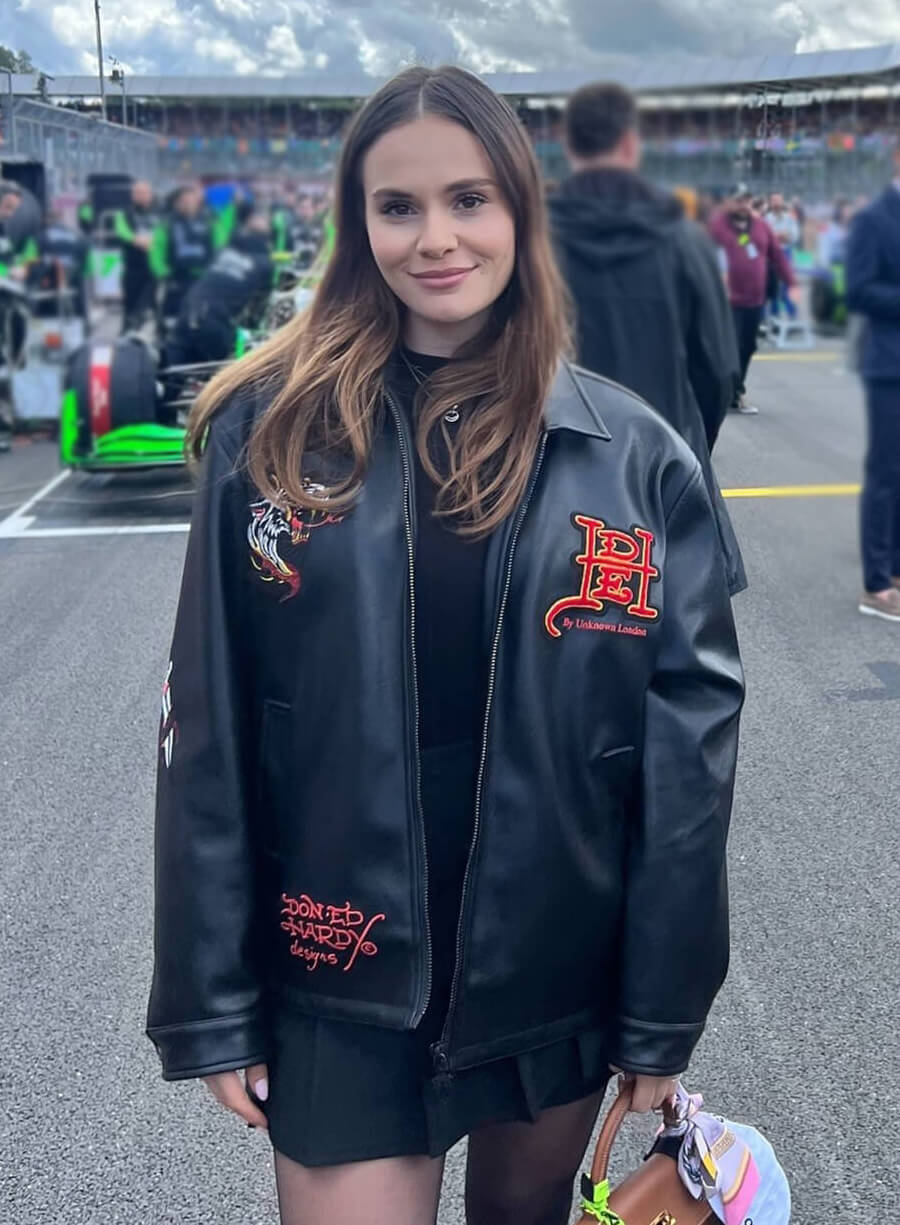 Being Gordon Ramsay 2026 Holly Ramsay Biker Leather Jacket
