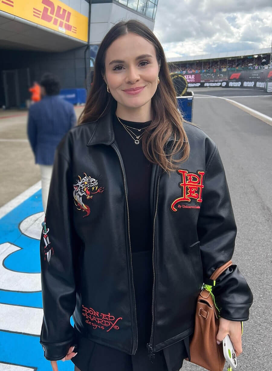 Being Gordon Ramsay 2026 Holly Ramsay Biker Leather Jacket