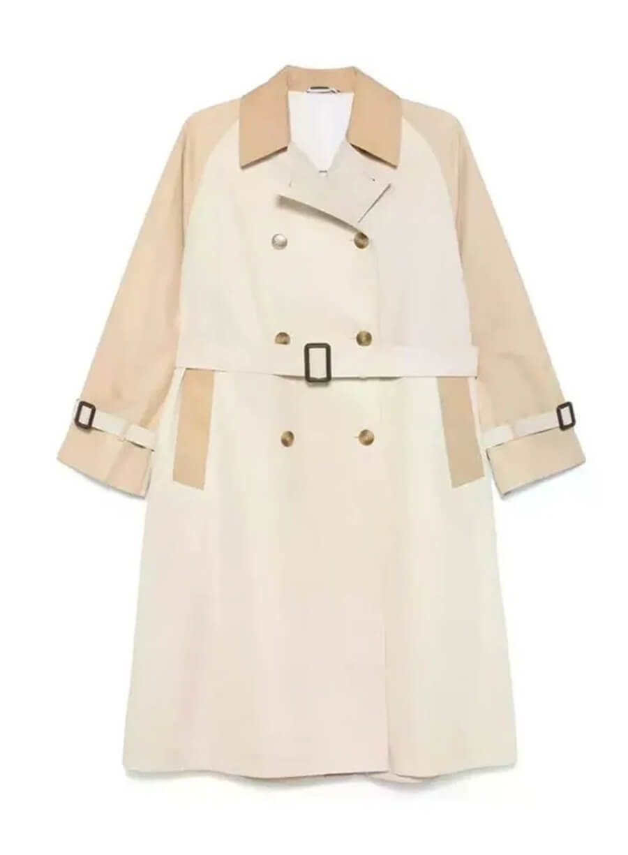 Benedetta Porcaroli The Gentlemen S02 Beige Trench Coat