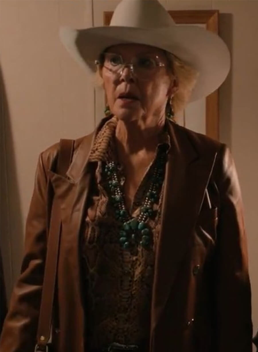 Annette Bening Dutton Ranch Brown Blazer