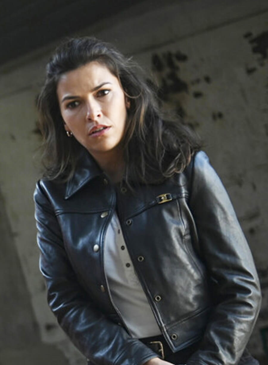 Billie Matalon Tracker S02 Black Leather Jacket