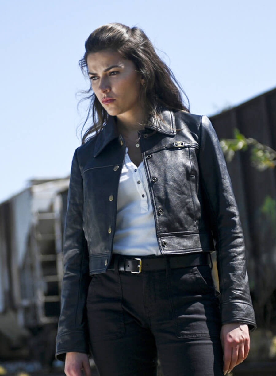 Billie Matalon Tracker S02 Black Leather Jacket