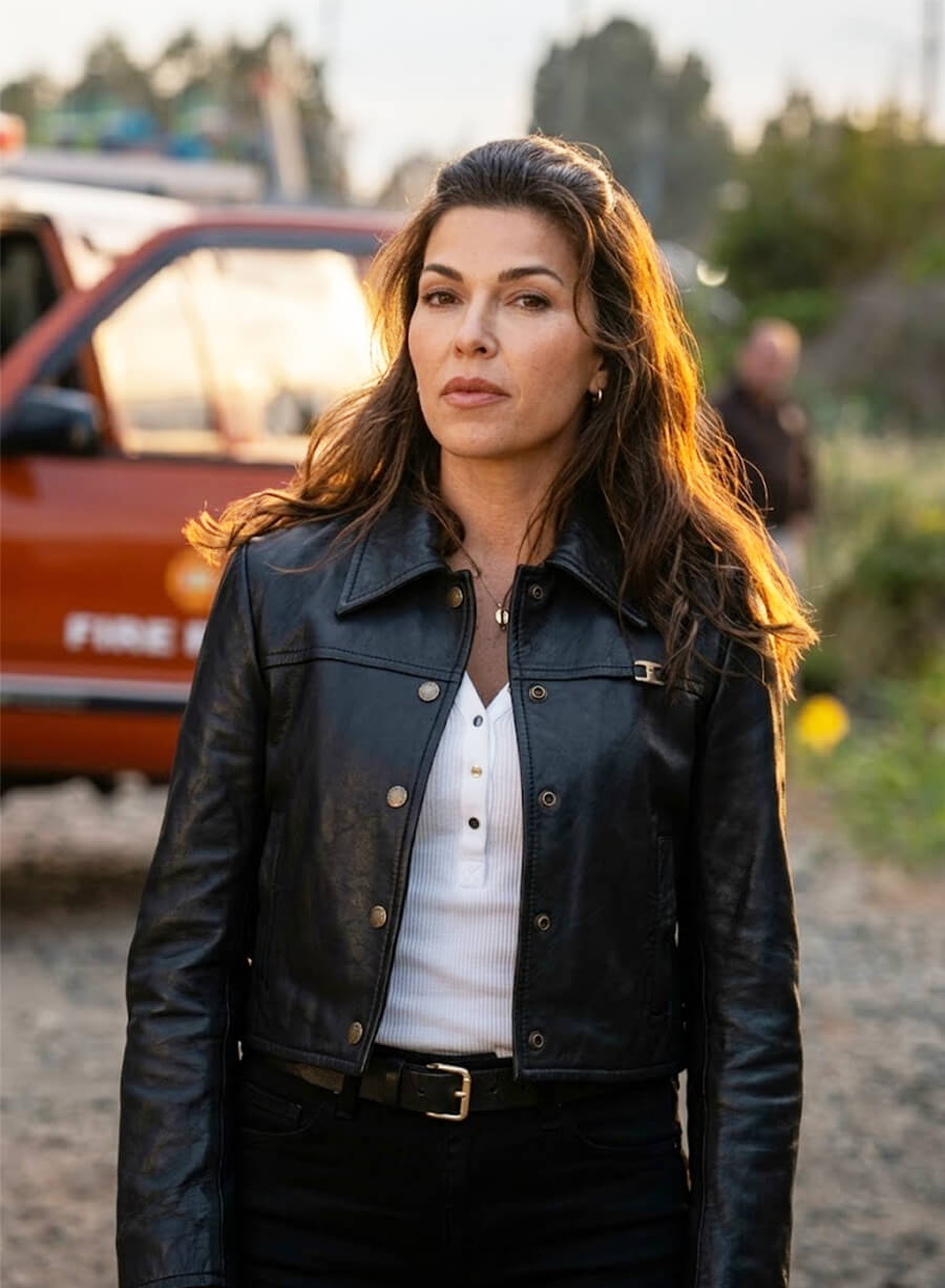 Billie Matalon Tracker S02 Black Leather Jacket