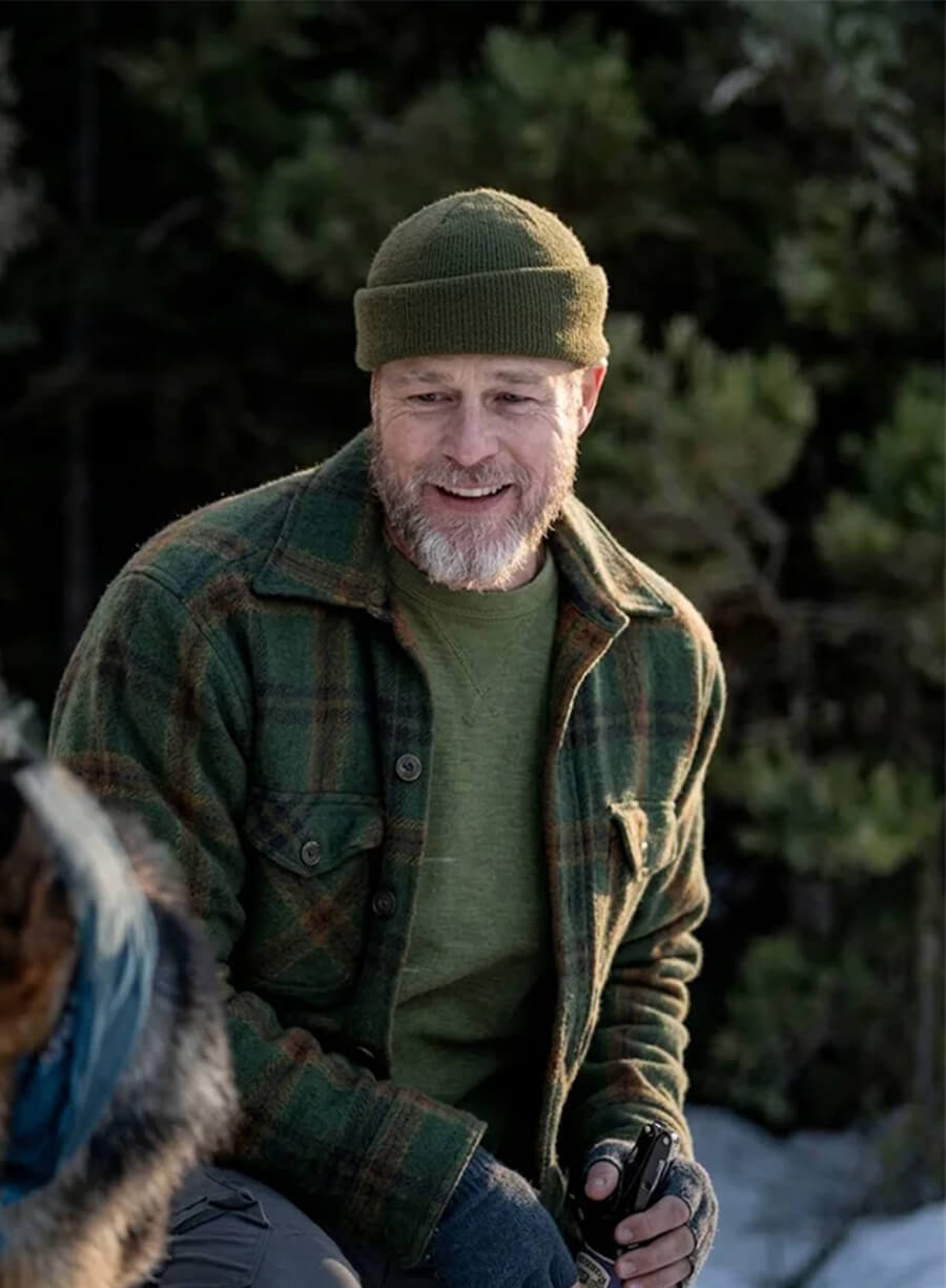 Brad Pitt Heart Of The Beast 2026 James Belmont Wool Plaid Jacket