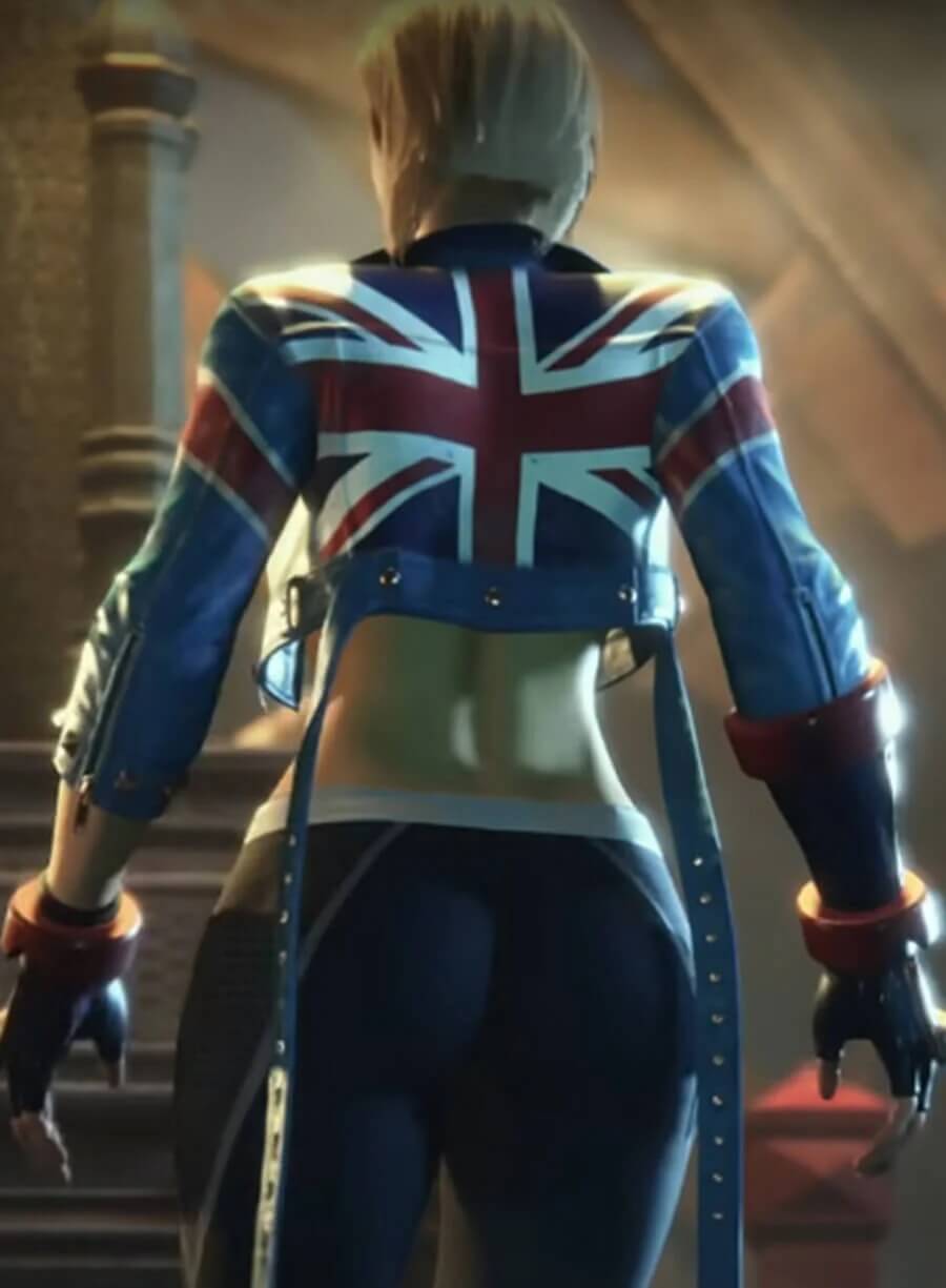 Cammy White Street Fighter 6 Cropped Leather jacket