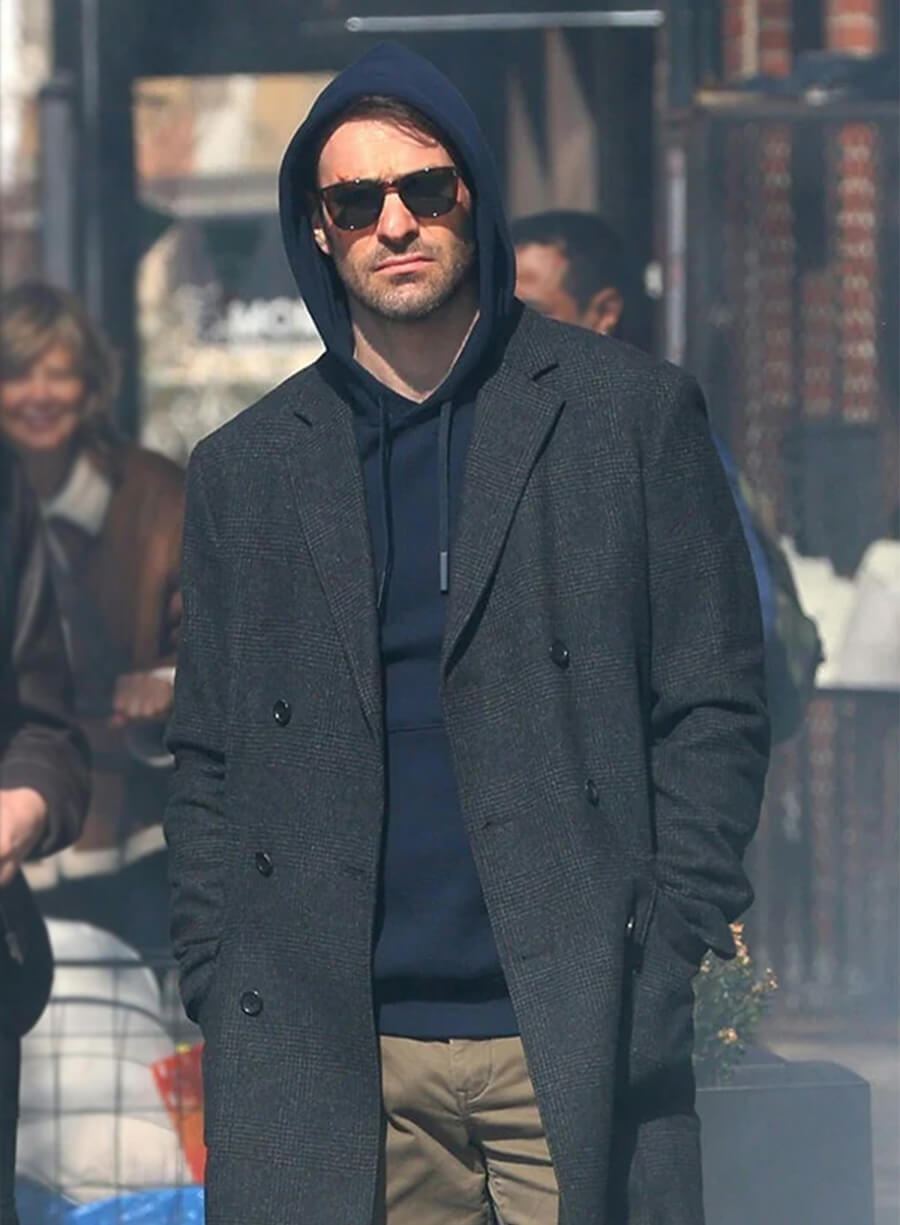 Charlie Cox Daredevil Born Again S02 Matt Murdock Wool Coat
