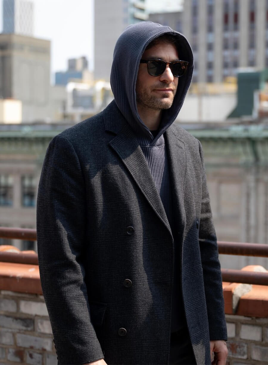 Charlie Cox Daredevil Born Again S02 Matt Murdock Wool Coat