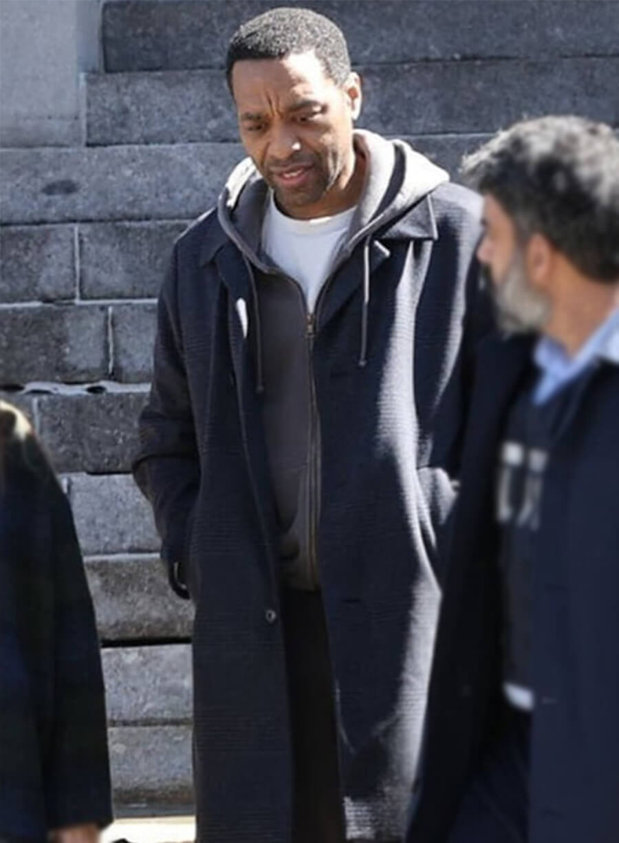 Chiwetel Ejiofor The Exorcist: Martyrs 2027 Grey Plaid Coat