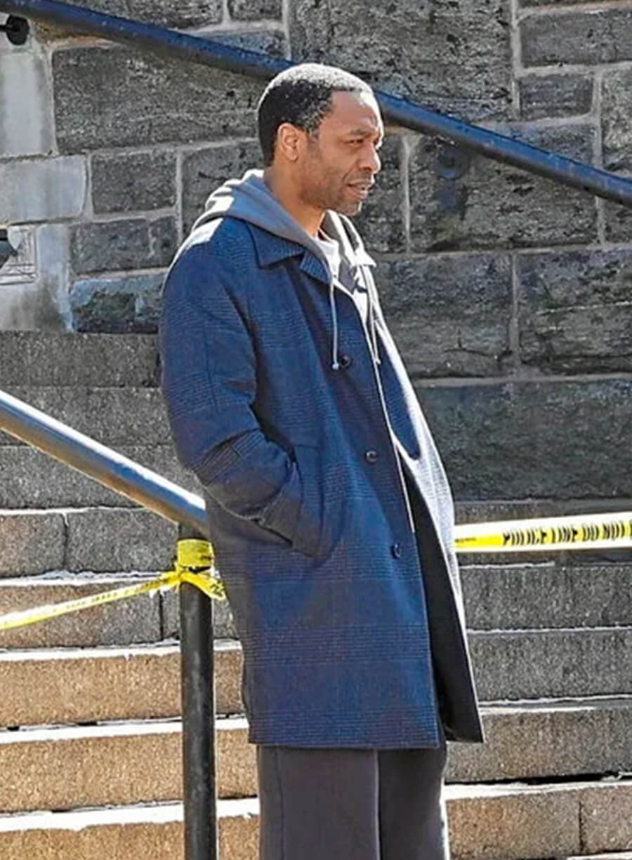 Chiwetel Ejiofor The Exorcist: Martyrs 2027 Grey Plaid Coat
