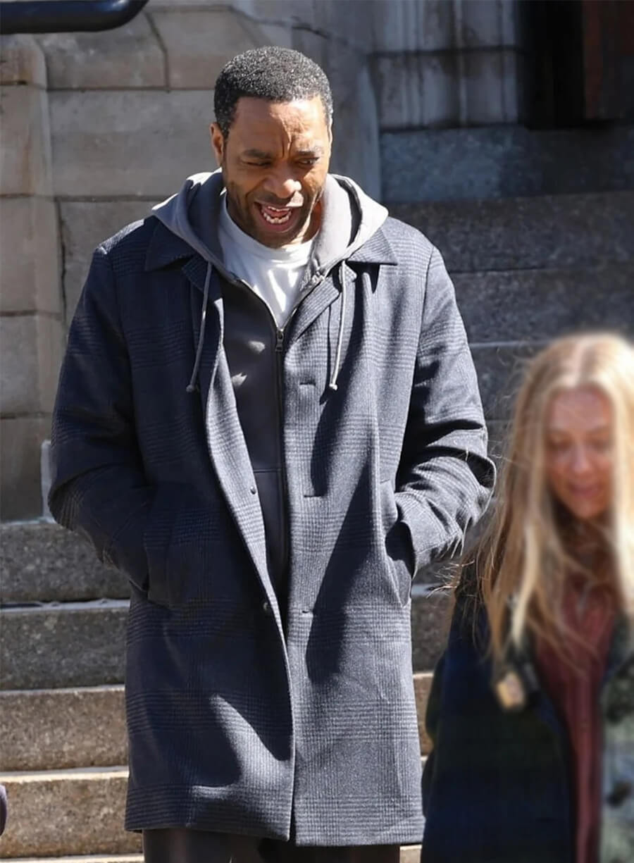Chiwetel Ejiofor The Exorcist: Martyrs 2027 Grey Plaid Coat