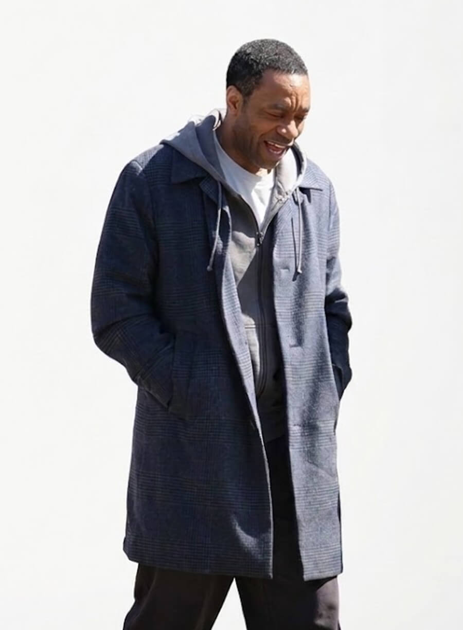 Chiwetel Ejiofor The Exorcist: Martyrs 2027 Grey Plaid Coat