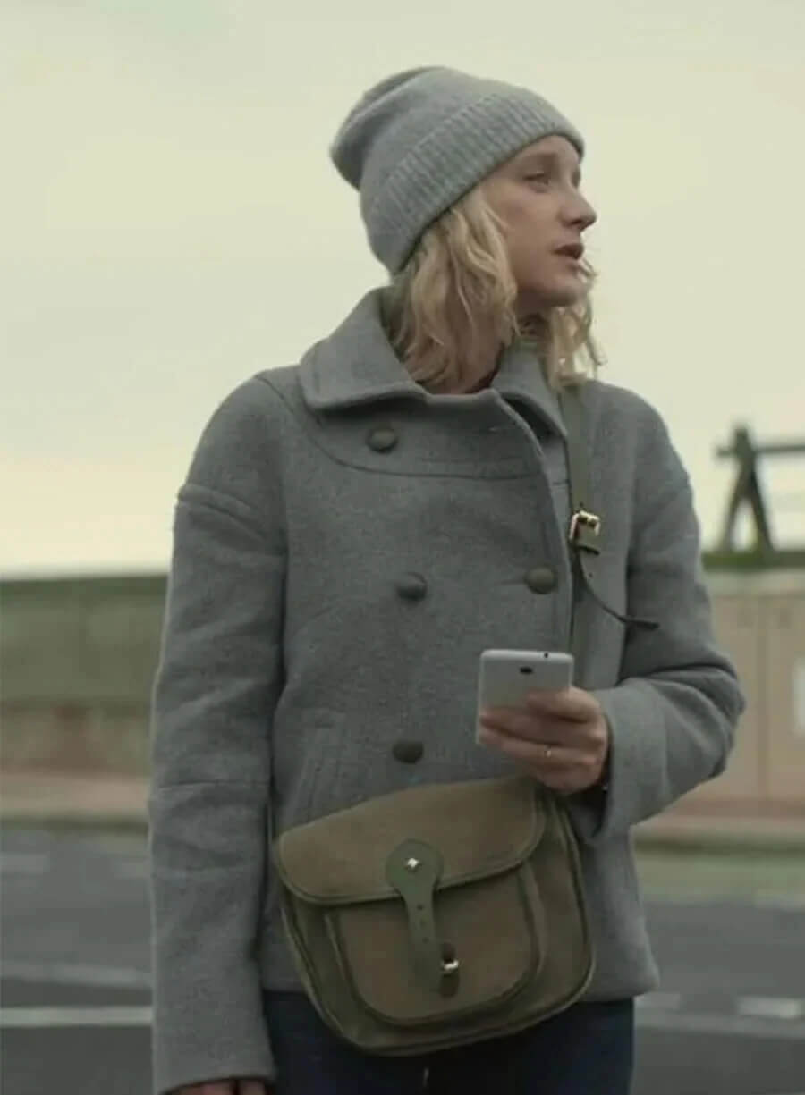 Claire Grey Wool Coat